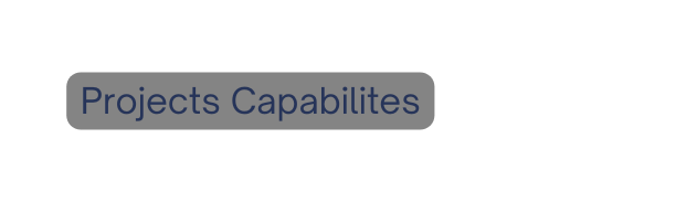 Projects Capabilites